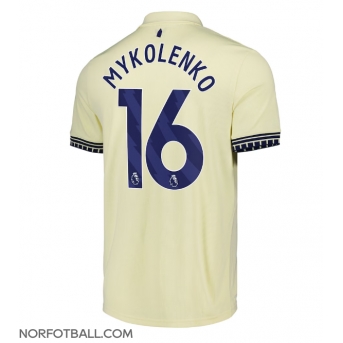 Billige Fotballdrakt Everton Vitaliy Mykolenko #16 Replika Bortedrakt 2025-26 Kortermet